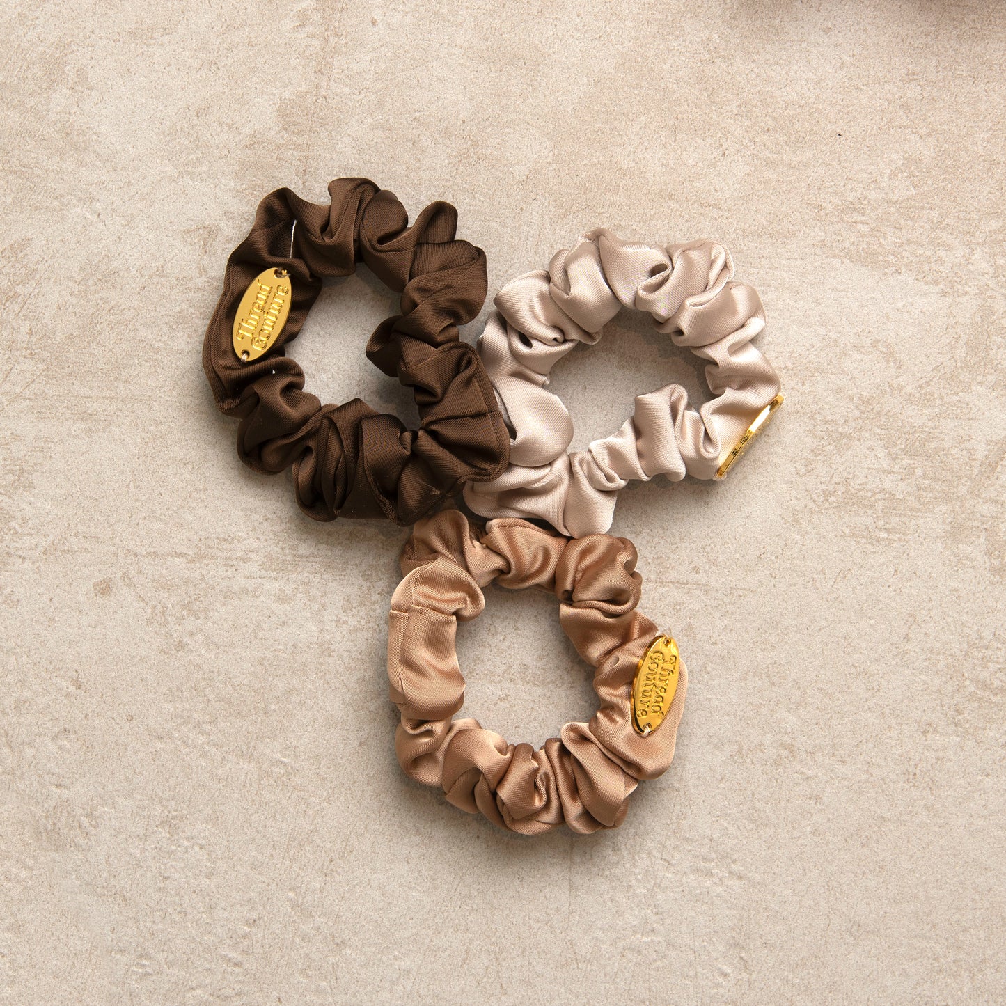 Chocolate Skinny Scrunchie