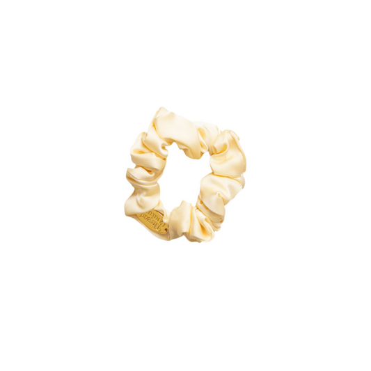 Pastel yellow Skinny Scrunchie