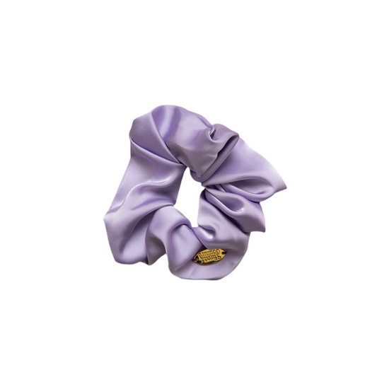Satin soft scrunchie in Lavender